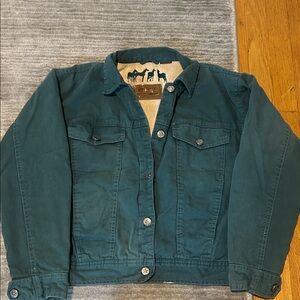 Outback Teal Jacket with Sherpa Lining